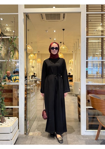 Tesettür Luna Elbise Siyah