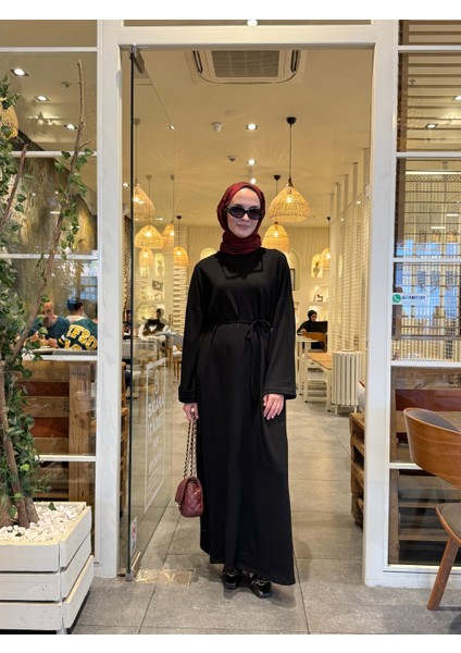 Tesettür Luna Elbise Siyah fiyatları