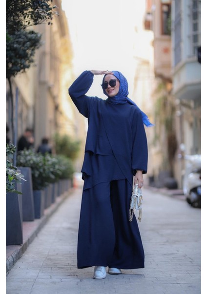 Tesettür Fenne Takım Lacivert fiyatları