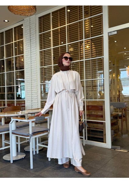 Tesettür Ayça Takım Bej