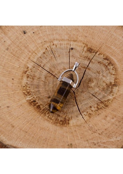 Lvsqvr Kaplangözü Point Kolye Ucu-Kahverengi