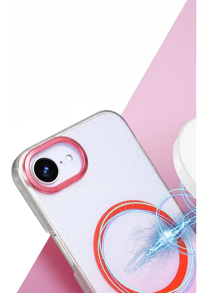 Lvsqvr Newface Apple Iphone 16E Glossy Magsafe Kapak - Mavi fiyatları