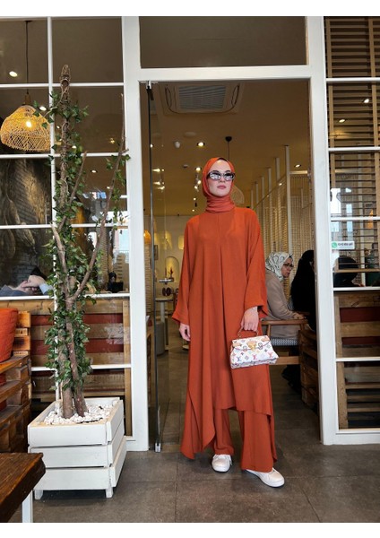 Tesettür Mina Takım Kiremit