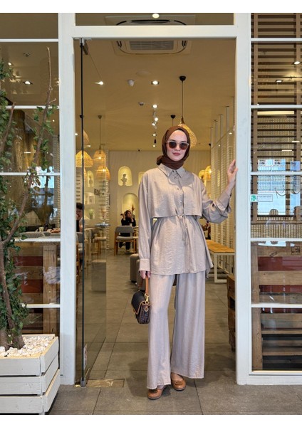 Tesettür Eylül Takım Vizon