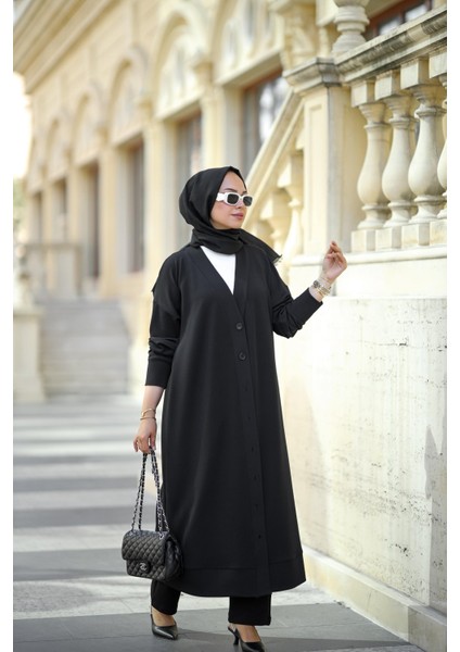 Tesettür Duru Takım Siyah