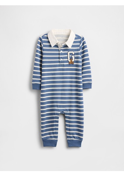 Bebek Mavi Vintagesoft Varsity Bear Logo Tulum