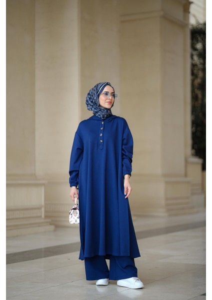 Tesettür Duha Takım Lacivert