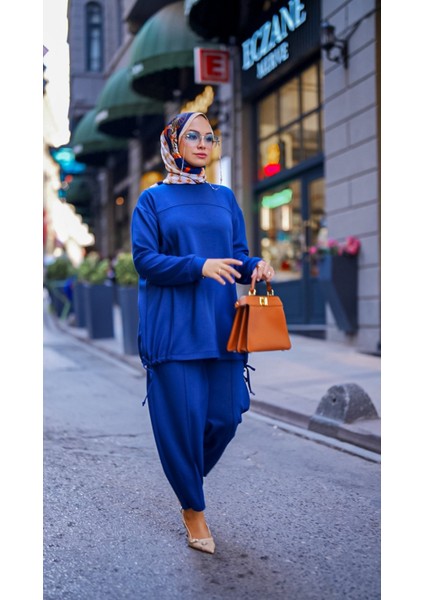 Tesettür Efnan Takım Lacivert