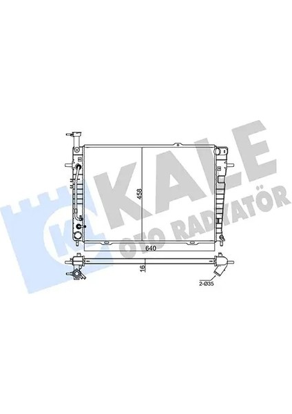 347850 Motor Radyatoru 253102E400 253102E401