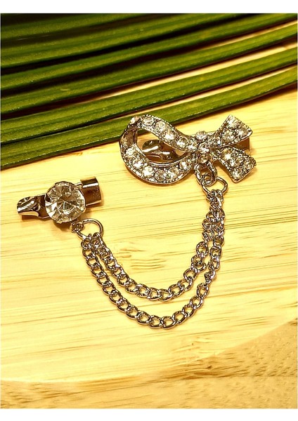 Lüks Gösterişli Metal Yaka Iğnesi