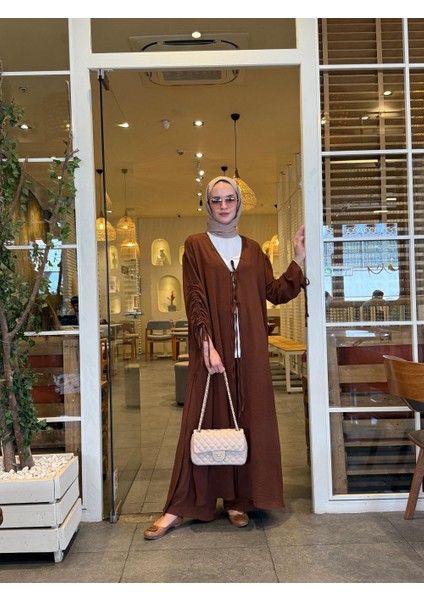 Tesetttür Jülide Takım Kahverengi