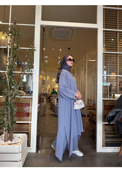 Tesettür Mina Takım Gri fiyatları