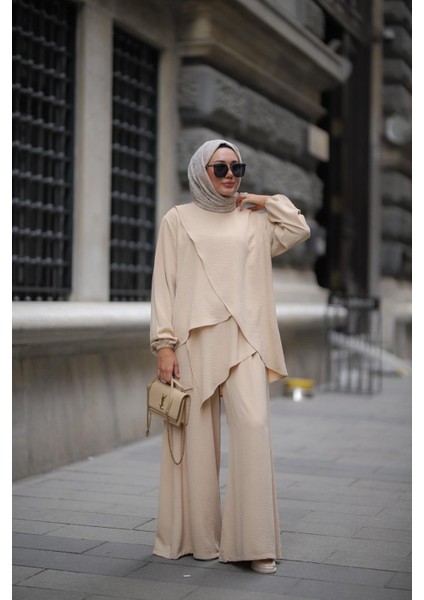 Tesettür Fenne Takım Krem fiyatları