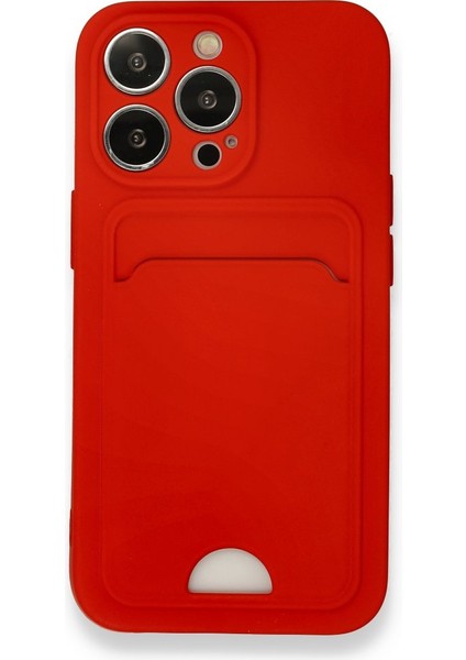 iPhone 13 Pro Kart Bölmeli Silikon Kılıf Rcv/kelvin