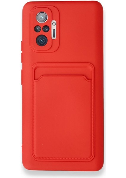Redmi Note 10 Pro Kart Bölmeli Silikon Kılıf Rcv/kelvin