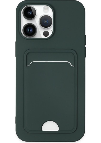 iPhone 14 Pro Kart Bölmeli Silikon Kılıf Rcv/kelvin