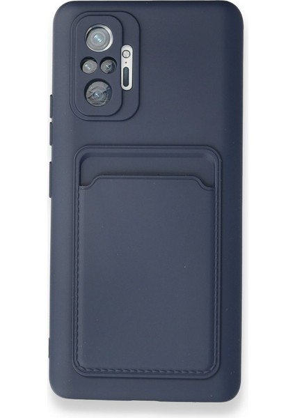 Redmi Note 10 Pro Kart Bölmeli Silikon Kılıf Rcv/kelvin