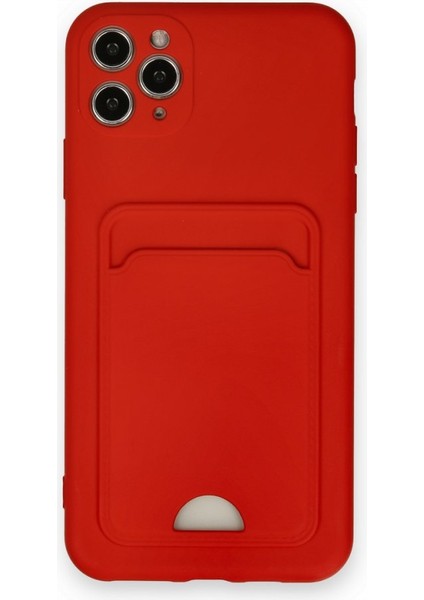 iPhone 11 Pro Max Kart Bölmeli Silikon Kılıf Rcv/kelvin