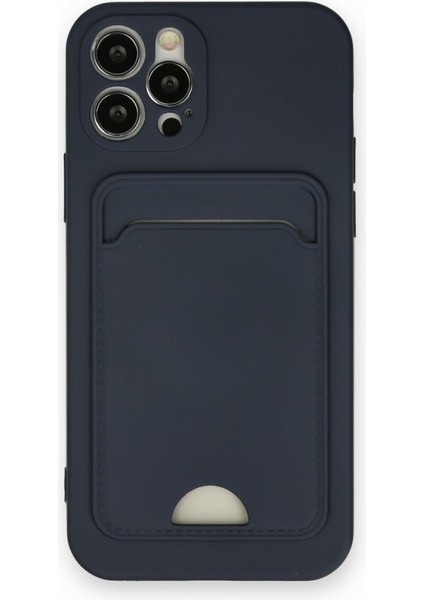 iPhone 12 Pro Kart Bölmeli Silikon Kılıf Rcv/kelvin