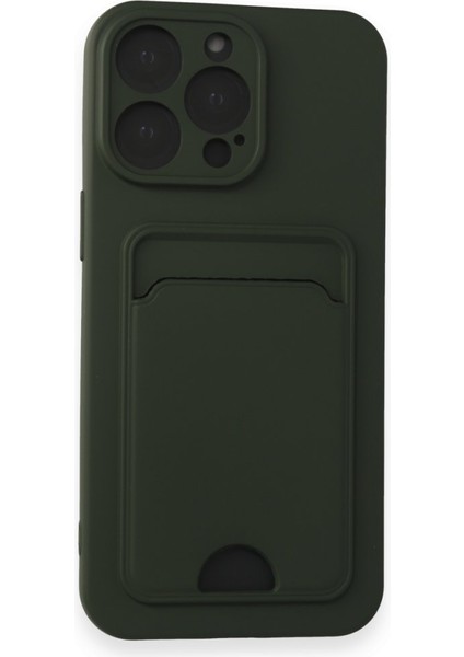 iPhone 14 Pro Max Kart Bölmeli Silikon Kılıf Rcv/kelvin