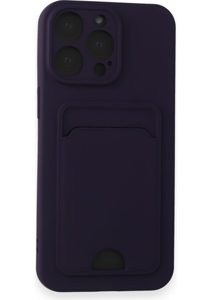 iPhone 15 Pro Max Kart Bölmeli Silikon Kılıf Rcv/kelvin