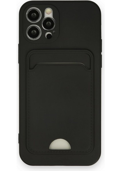 iPhone 12 Pro Kart Bölmeli Silikon Kılıf Rcv/kelvin