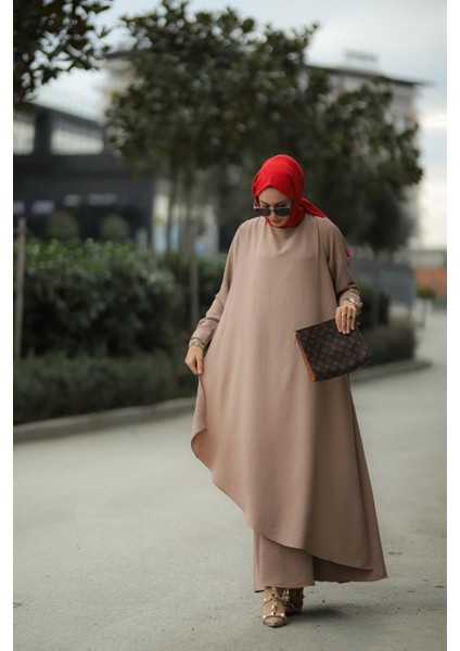 Tesettür Ayrobin Hera Elbise Vizon fiyatları