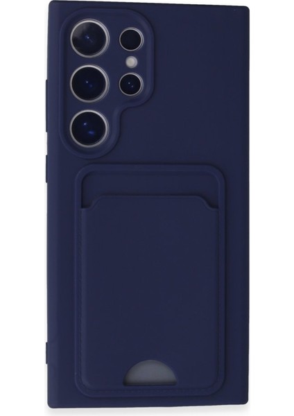 Samsung Galaxy S24 Ultra Kart Bölmeli Silikon Kılıf Rcv/kelvin