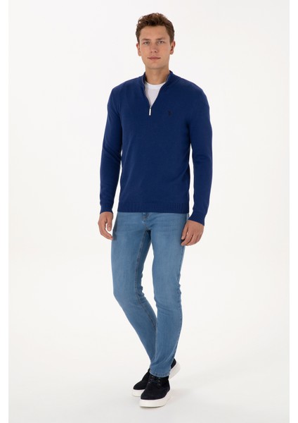 Erkek Indigo Kazak /triko 50313695-VR028 fırsatları