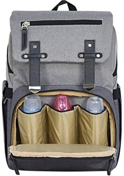 Working Mothers Bag Bebek Bakım Sırt Çantası Ergonomik Tasarım Su Geçirmez 42 cm Yükseklik