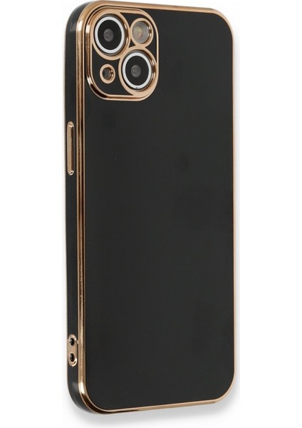 iPhone 13 Parlak Yapılı Silikon Kılıf Rcv/volet