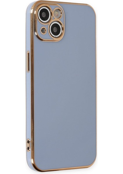 iPhone 14 Parlak Yapılı Silikon Kılıf Rcv/volet