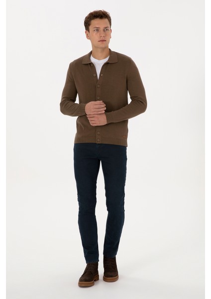 Erkek Açık Haki Hırka (Triko) 50313690-VR183 fırsatları