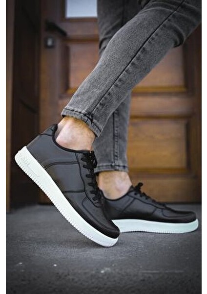 Lopez Air Erkek Sneaker Siyah Deri Tabanlı fırsatları