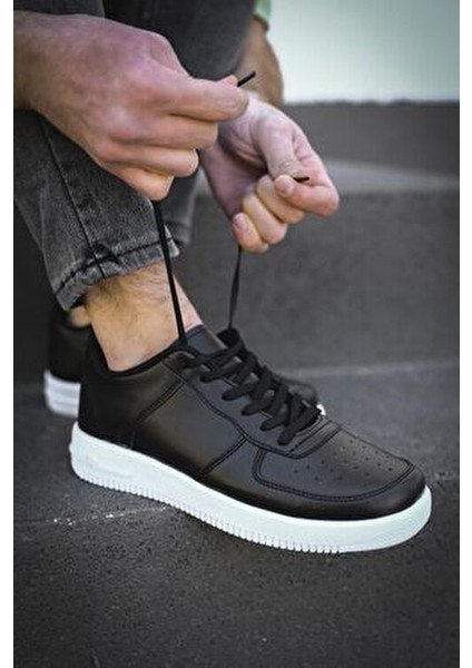 Lopez Air Erkek Sneaker Siyah Deri Tabanlı indirimleri