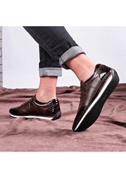 Marvelous Hakiki Deri Erkek Günlük Ayakkabı Kaydırmaz Taban