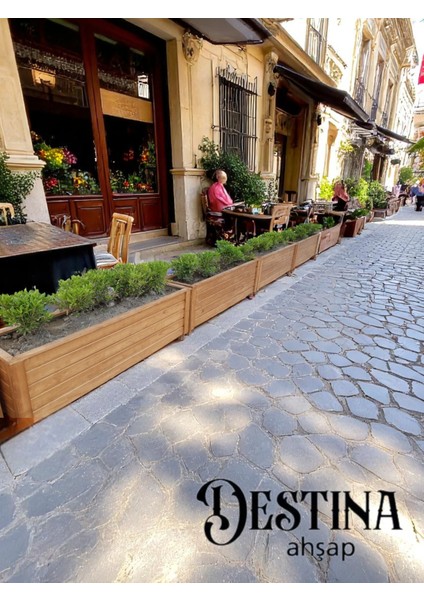 -Ahşap Saksı- Açık MEŞE-30*100-35H fırsatları