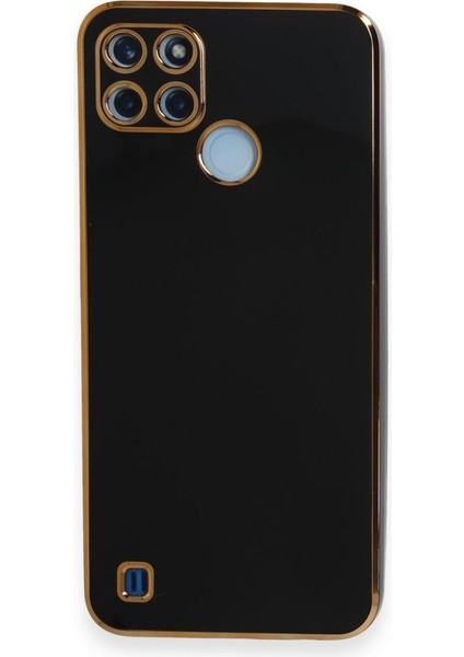 Realme C25Y Parlak Yapılı Silikon Kılıf Rcv/volet