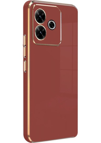 REDMI13 4g Parlak Yapılı Silikon Kılıf Rcv/volet