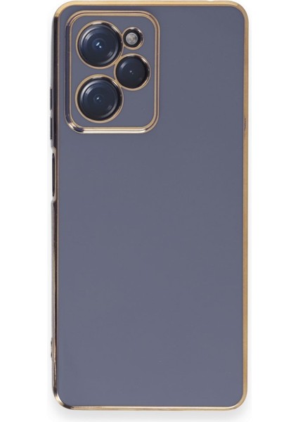 Pocox5 Pro 5g Parlak Yapılı Silikon Kılıf Rcv/volet