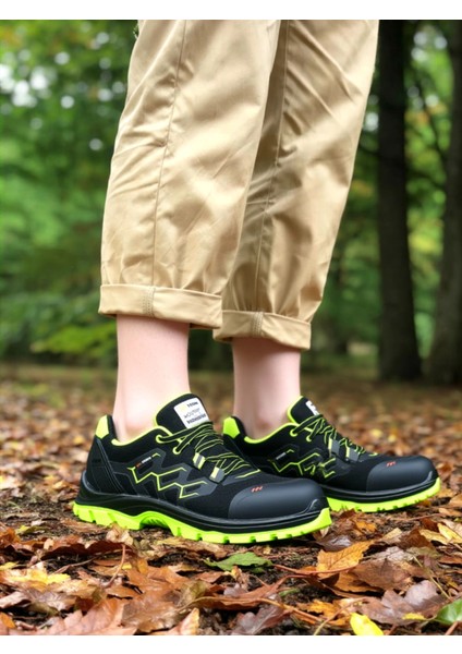 Mekap Neon Iş Güvenliği Ayakkabısı Gpr Kompozit Burunlu Src Spor Tip
