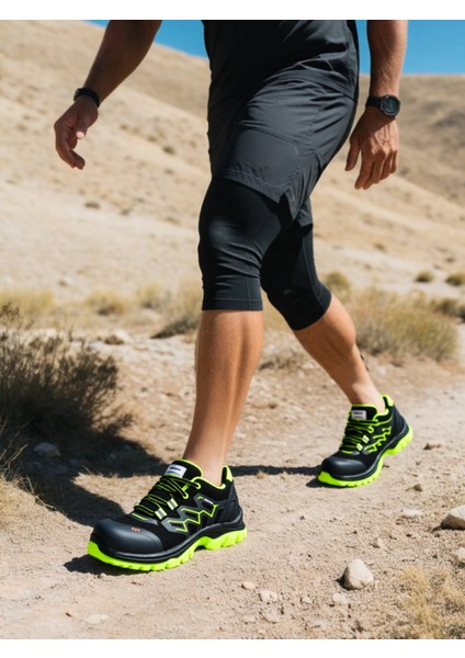 Mekap Neon Iş Güvenliği Ayakkabısı Gpr Kompozit Burunlu Src Spor Tip fiyatları