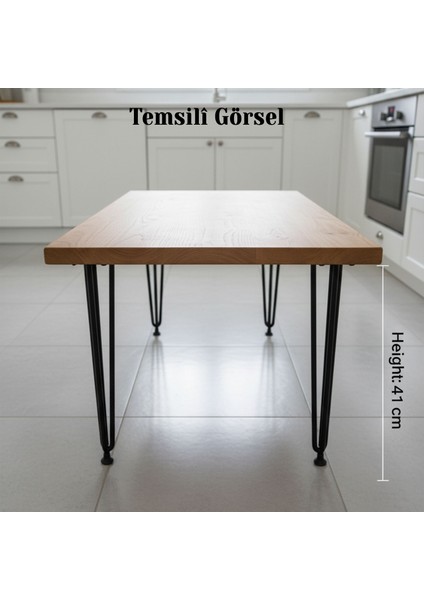 Rüzgar Siyah Metal Sehpa Masa Ayağı 41 cm Dayanıklı Mobilya Orta Zigon Destek Yükseltici Ayak Modeli fırsatları