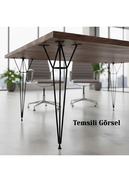 Rüzgar Siyah Metal Sehpa Masa Ayağı 41 cm Dayanıklı Mobilya Orta Zigon Destek Yükseltici Ayak Modeli indirimleri