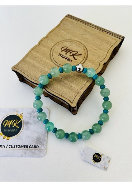 Gerçek Aventurin - Turkuaz Taşı Bileklik MK.020.002 fiyatları