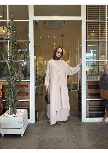 Tesettür Mina Takım Krem fiyatları