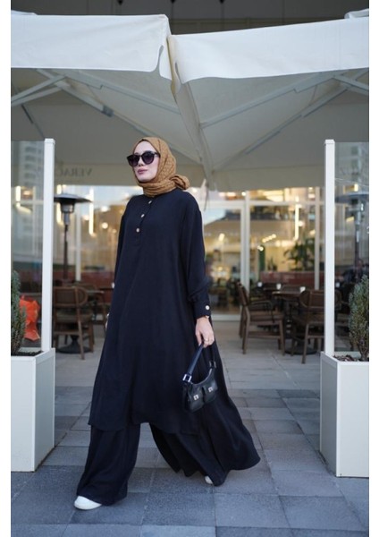 Tesettür Saye Takım Siyah