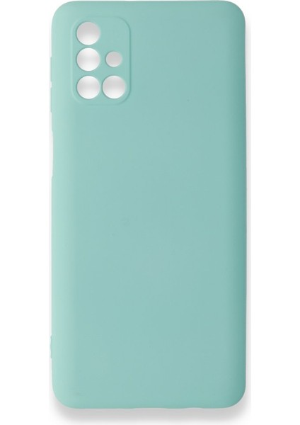 Samsung Galaxy M31S Kadife Dolgulu Lansman Silikon Kılıf Rcv/nano Lansman
