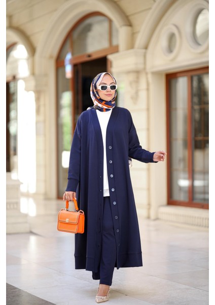 Tesettür Duru Takım Lacivert