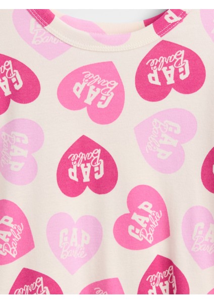 Bebek Pembe Barbie 100% Organik Pamuk Pijama Takımı fiyatları
